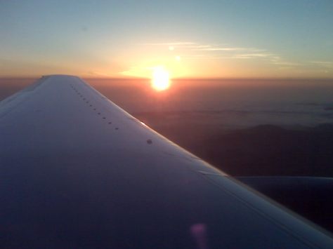 Sunset @ 30,000 feet