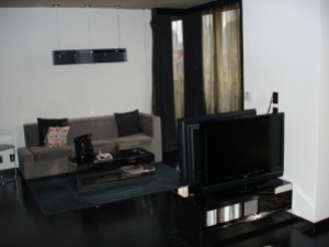 Two TVs and Seating area