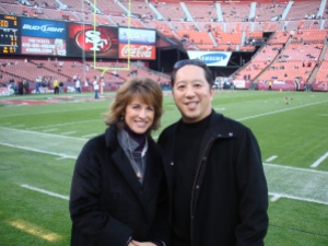 With ESPN's Suzy Kolber